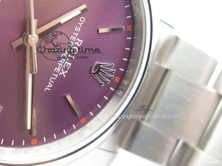 39mm 114300 Bracelet Dial SS On Best Edition SA3132 JF Oyster 1:1 Grape Perpetual 0228